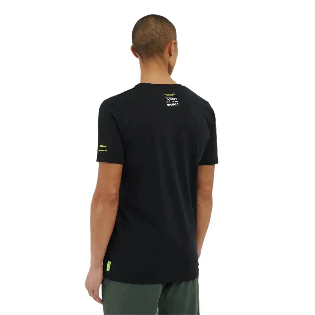 AMF1 Fernando Alonso Limited Edition T-Shirt - Black