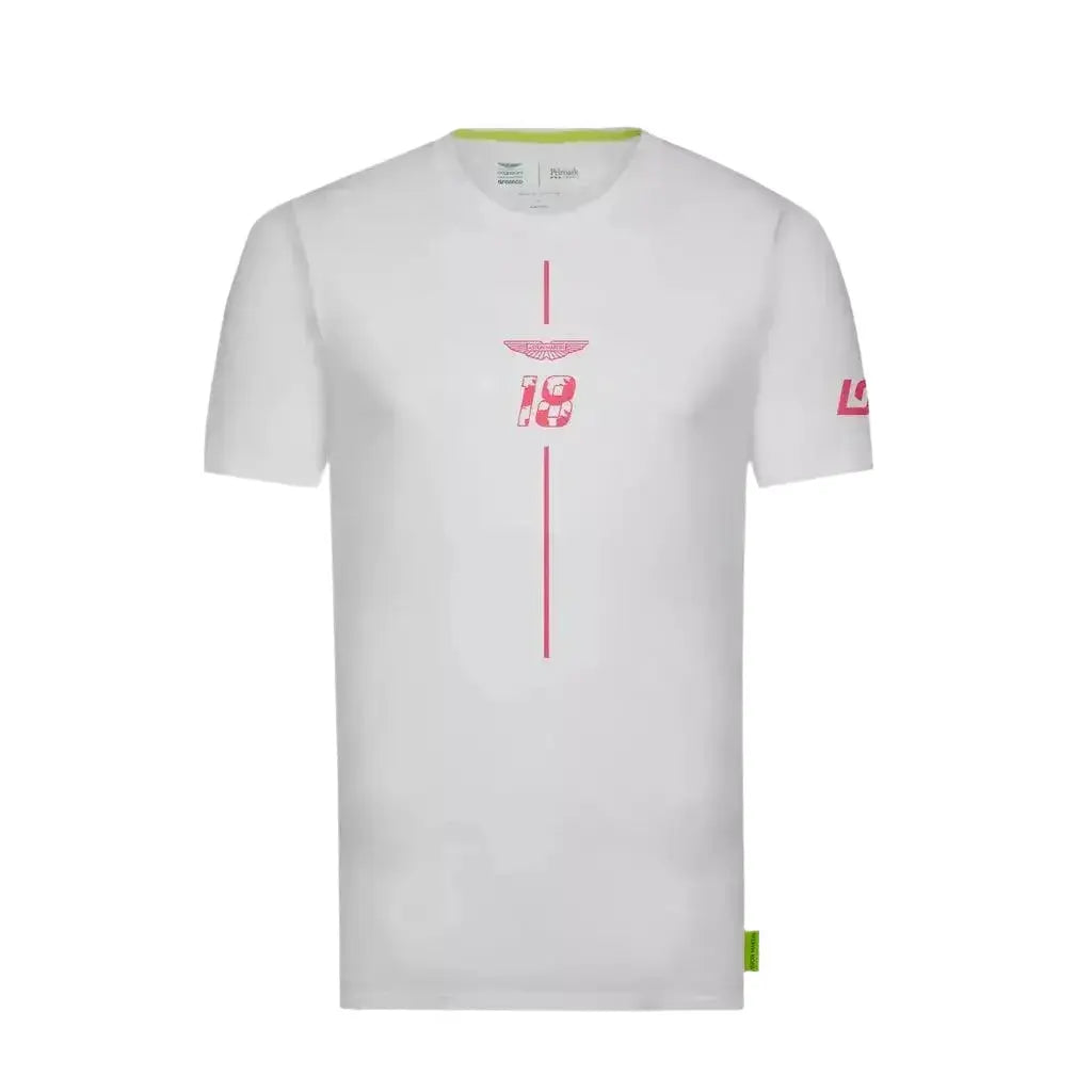 AMF1 Lance Stroll Limited Edition T-Shirt - White