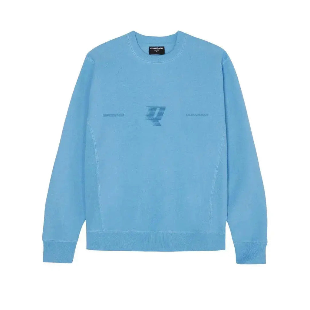 Aquatic Blue Speedco Crew Neck - Comfortable Casual Wear