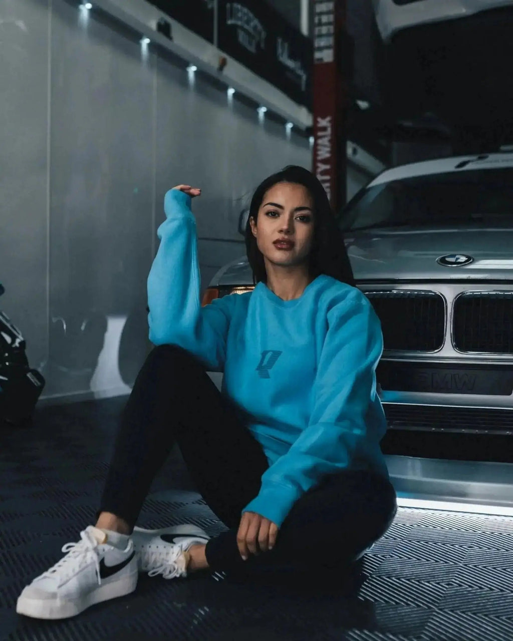 Aquatic Blue Speedco Crew Neck - Comfortable Casual Wear