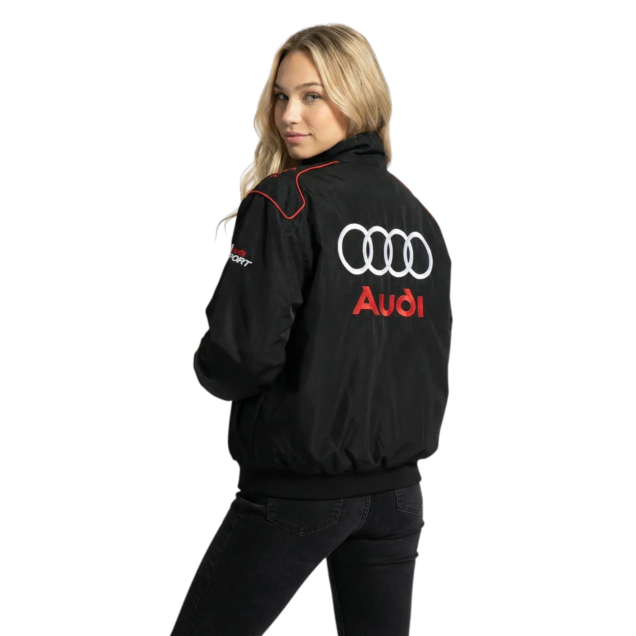 Audi Racing Embroidered Jacket – GT Style Motorsport Replica Jacket