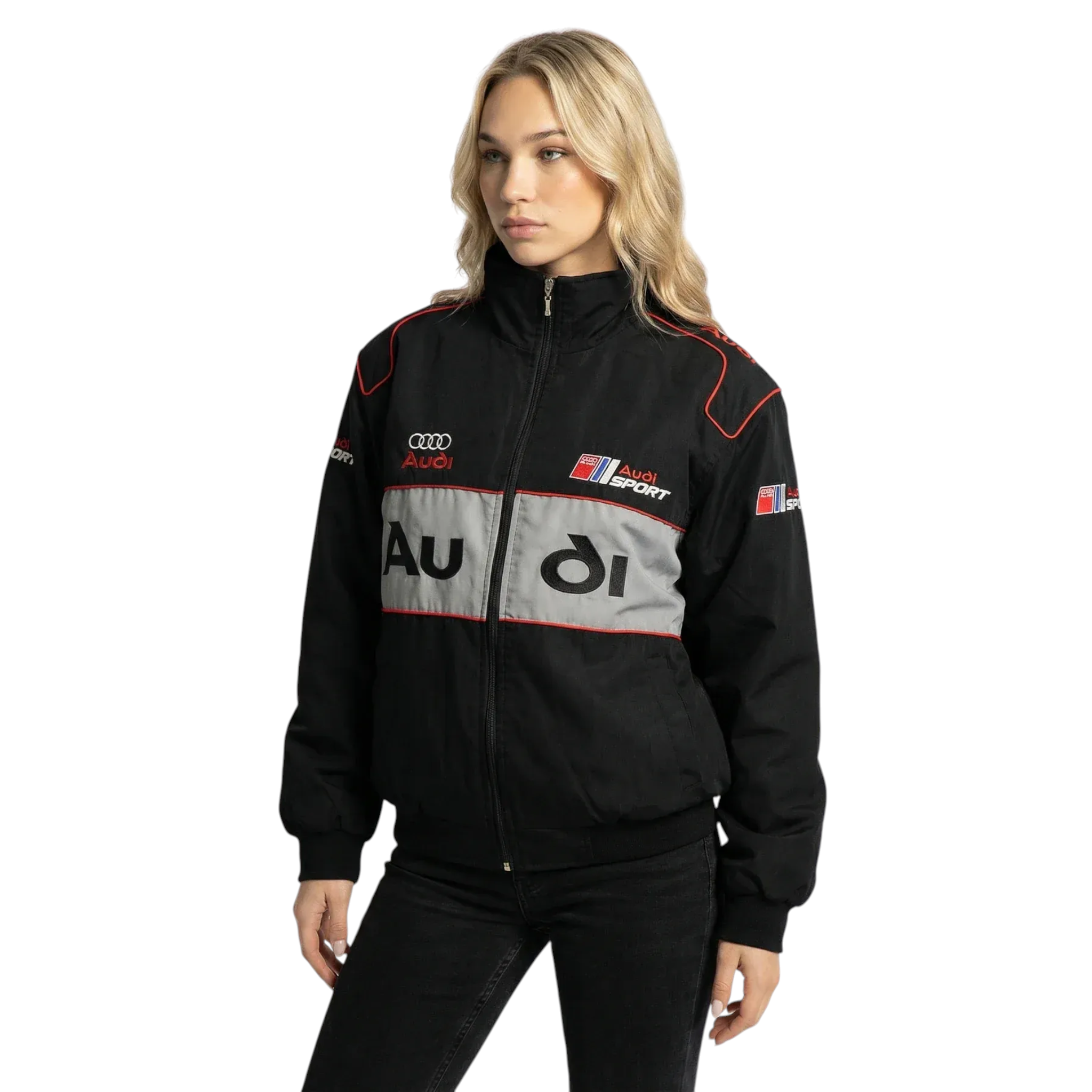 Audi Racing Embroidered Jacket – GT Style Motorsport Replica Jacket