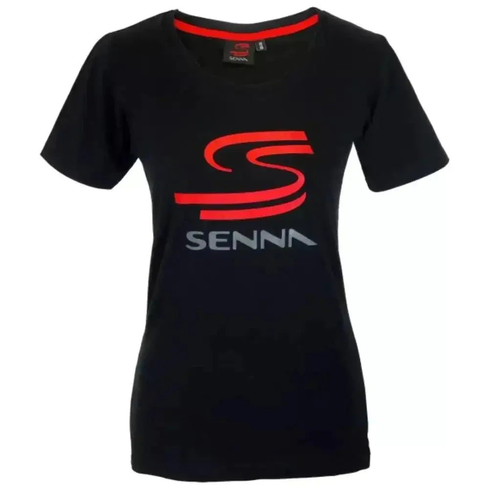 Ayrton Senna Ladies T-Shirt Senna Black