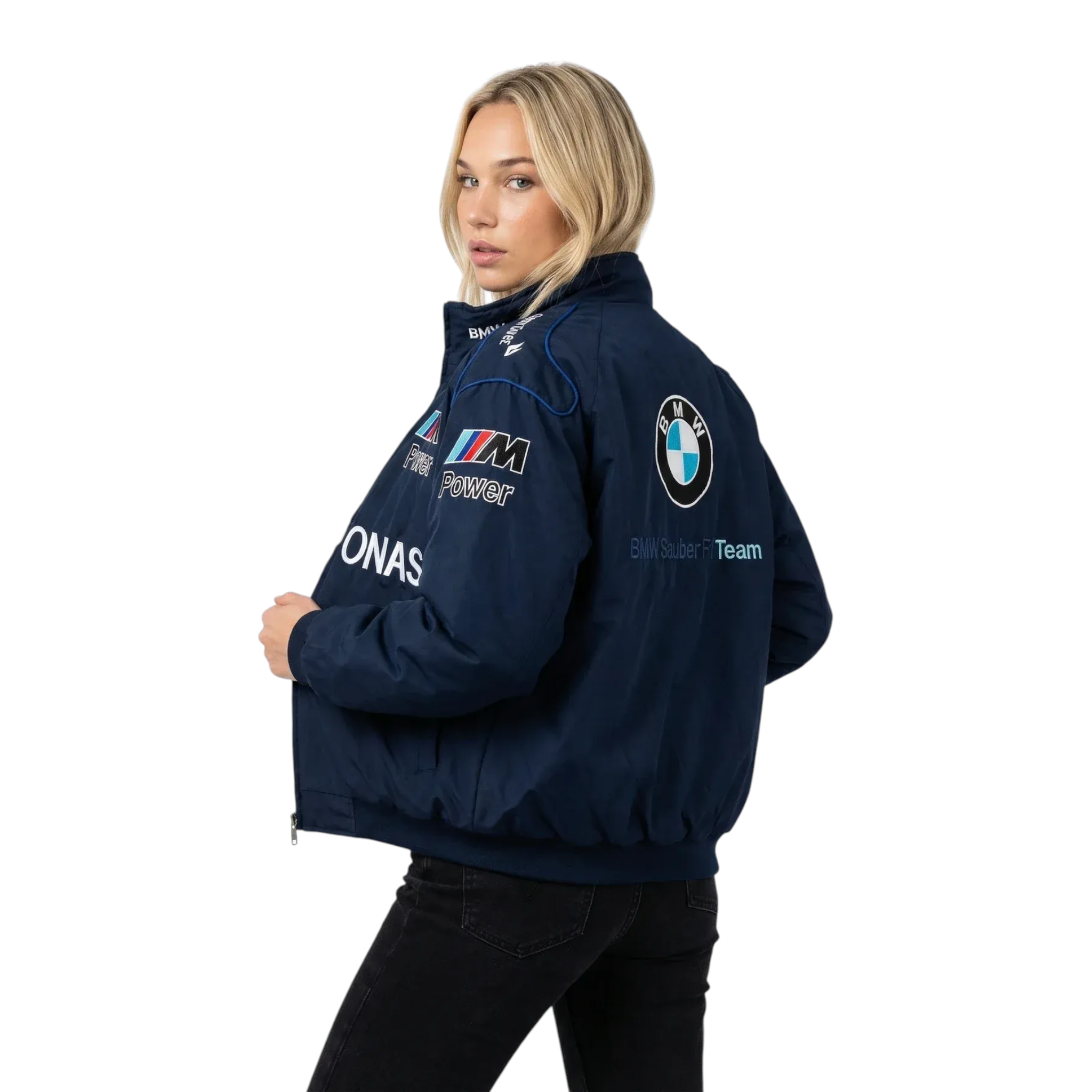 BMW Racing Embroidered Jacket – GT Style Motorsport Replica Jacket