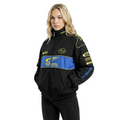 Black Subaru Racing Jacket – Rally Style Motorsport Jacket