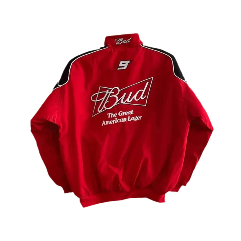 Budweiser Black F1 Retro Racing Jacket