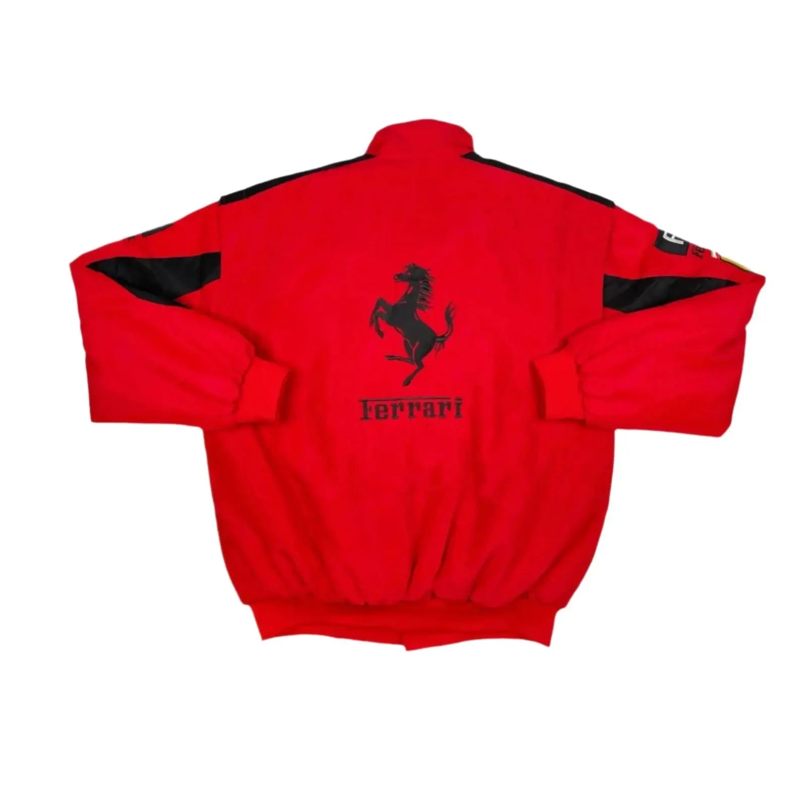 Ferrari F1 Vintage Embroidery Winter Racing Jacket