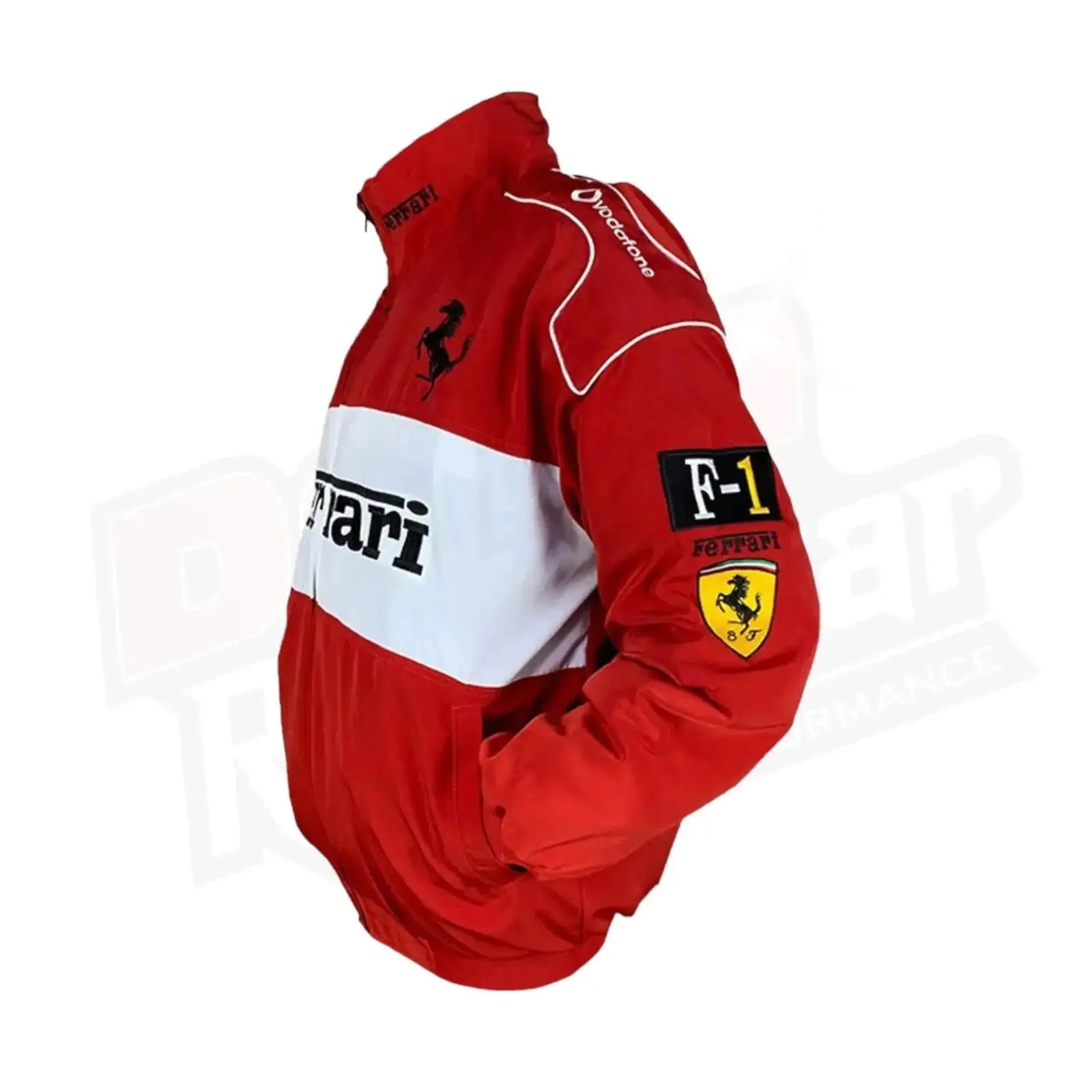 Ferrari Racing Jacket Red and White Nascar Edition