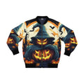 Halloween Jack O' Lantern Unisex Bomber Jacket - Festive Apparel
