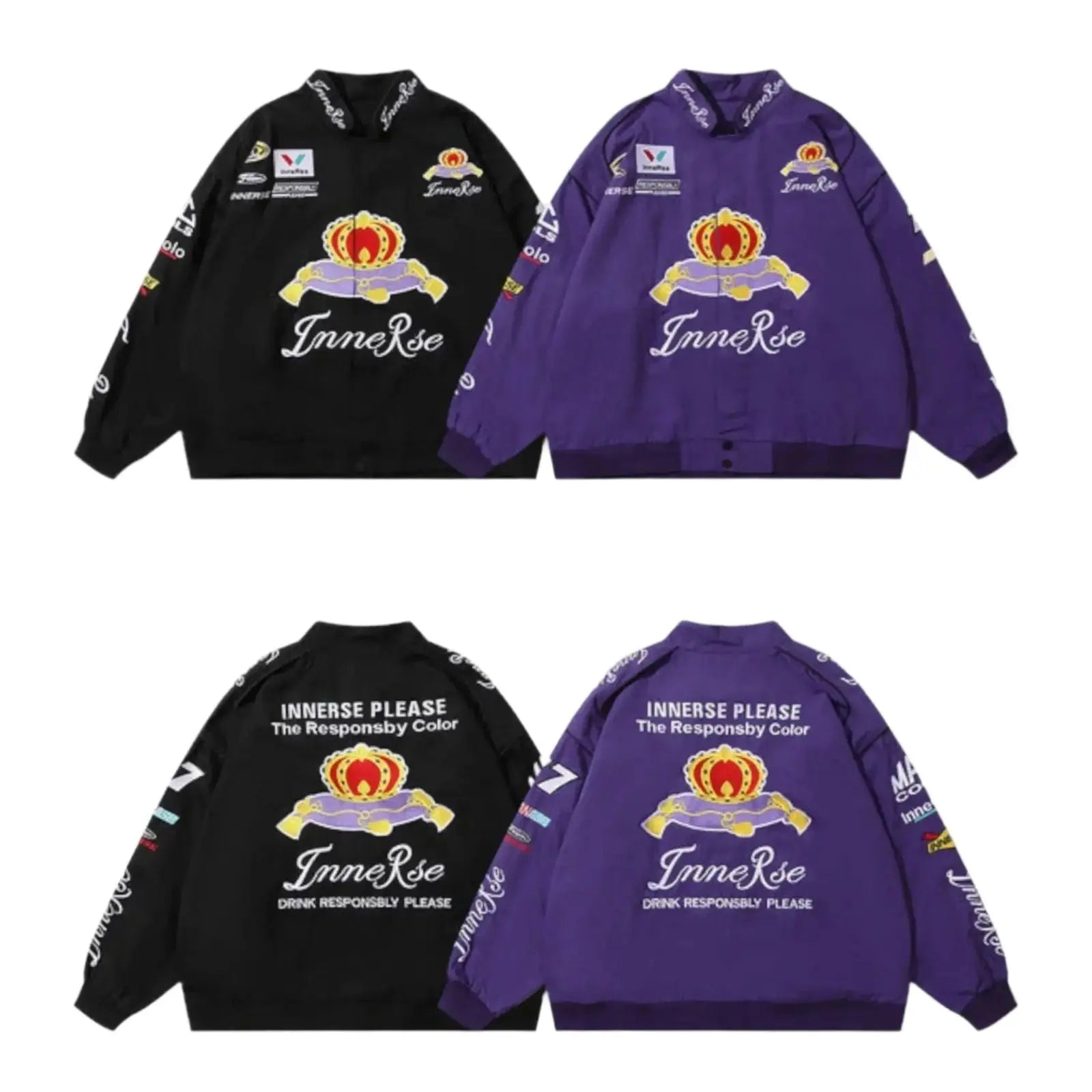 Innerse NASCAR Racing Jacket - Embroidered Motorsport Apparel