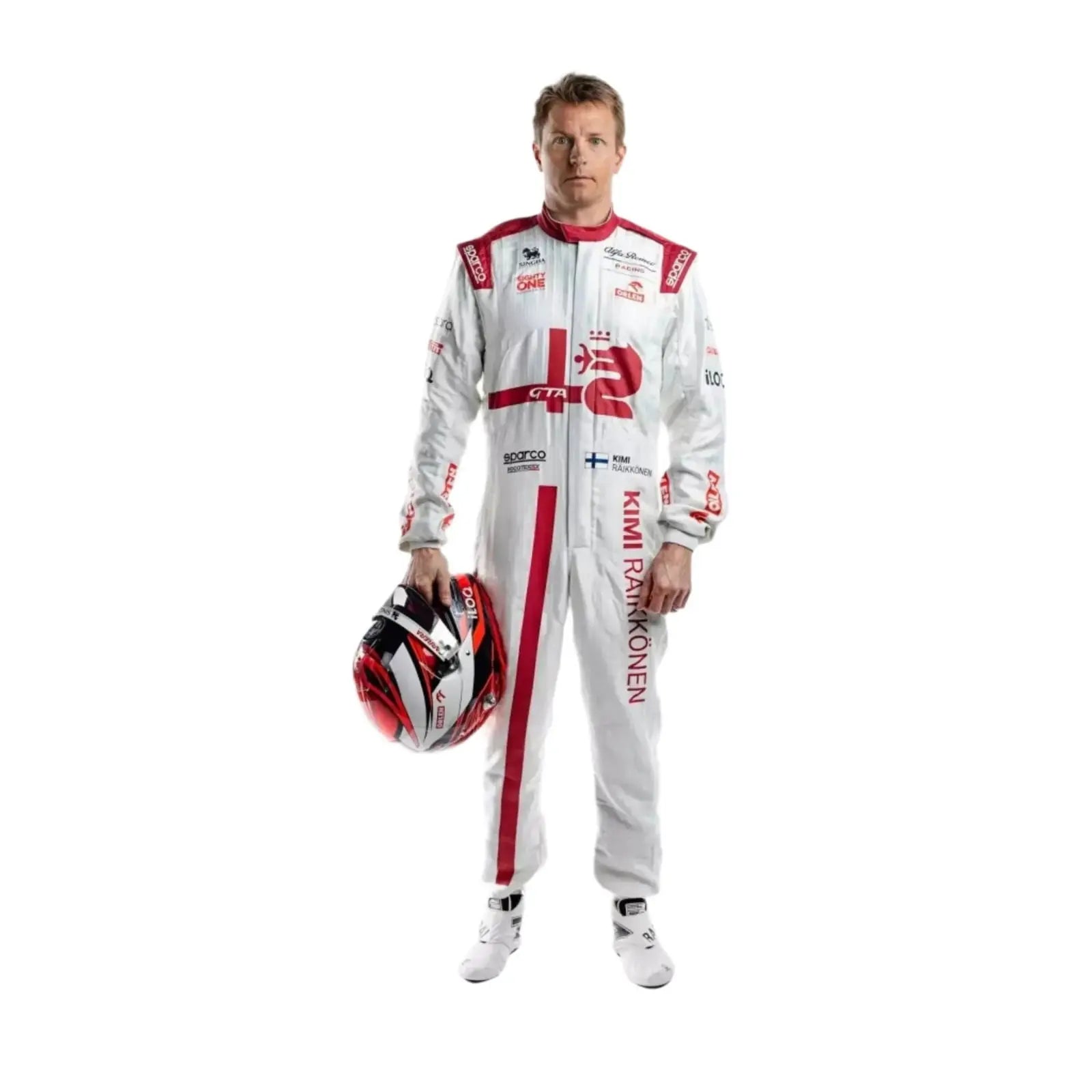 Kimi Räikkönen 2021 Alfa Romeo F1 Race Boots