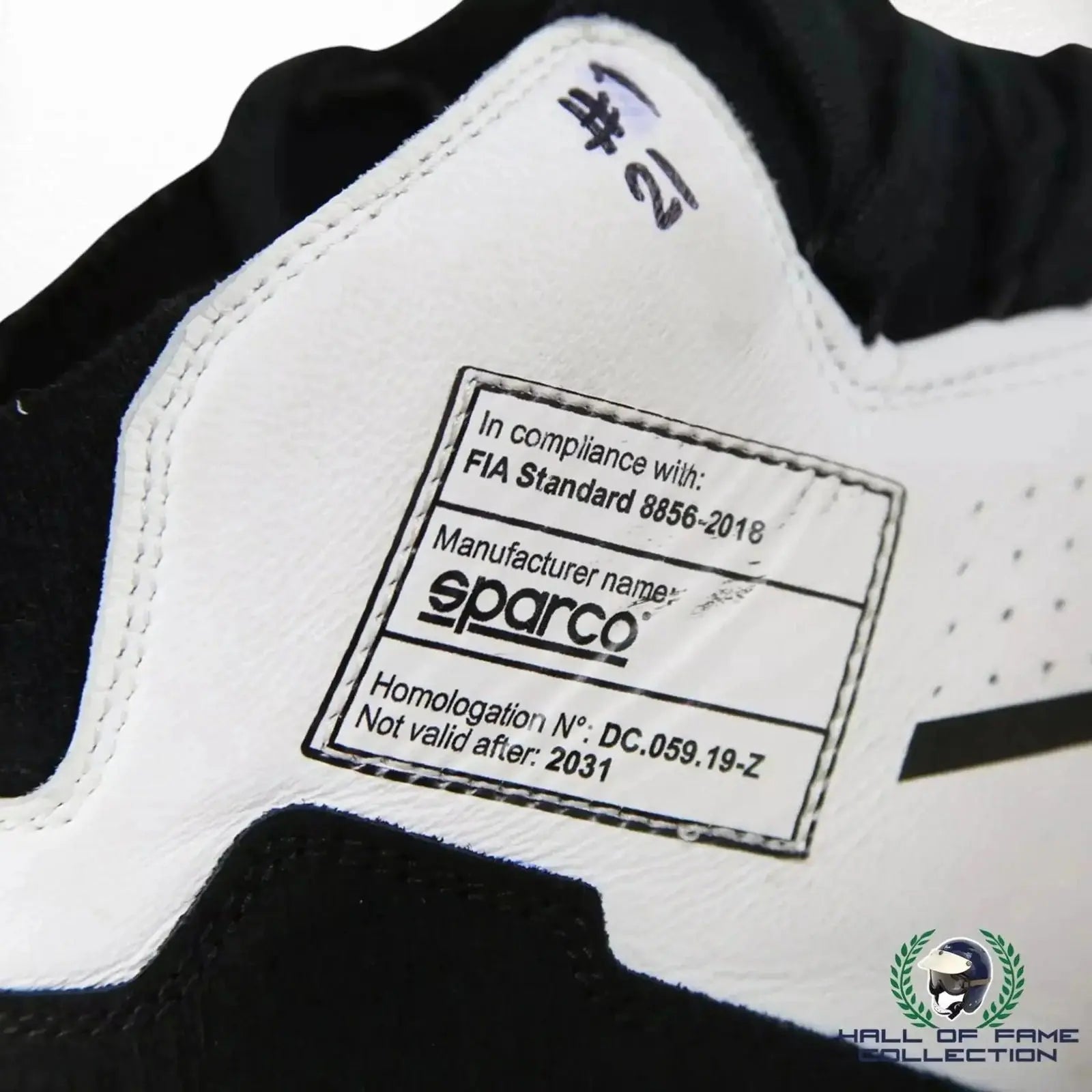 Marcus Ericsson Race Boots Used Indy 500  2021