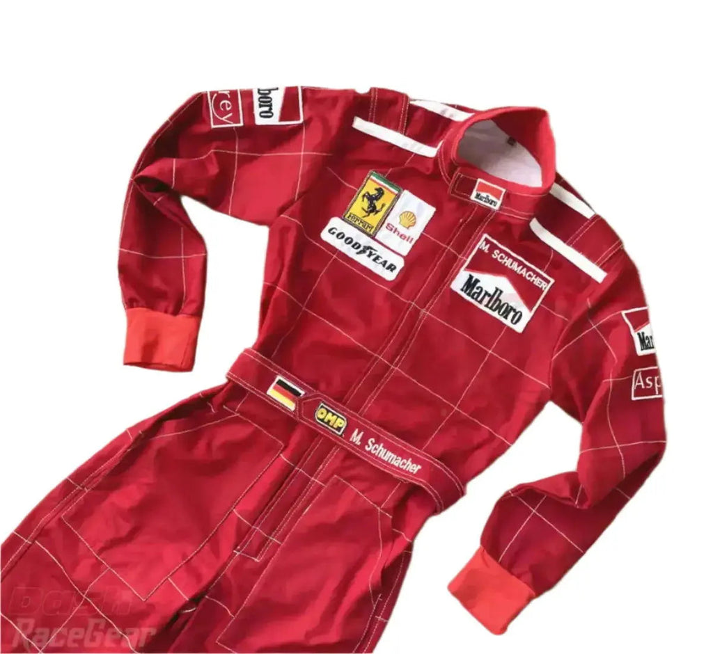 Michael Schumacher 1996 Ferrari F1 Embroidered Racing Suit