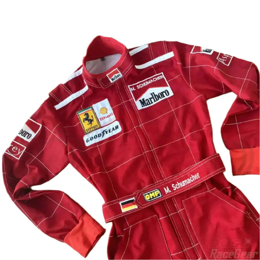 Michael Schumacher 1996 Ferrari F1 Embroidered Racing Suit