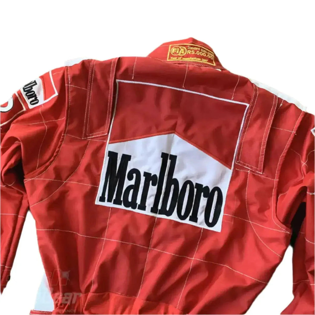 Michael Schumacher Ferrari F1 Embroidered Racing Suit