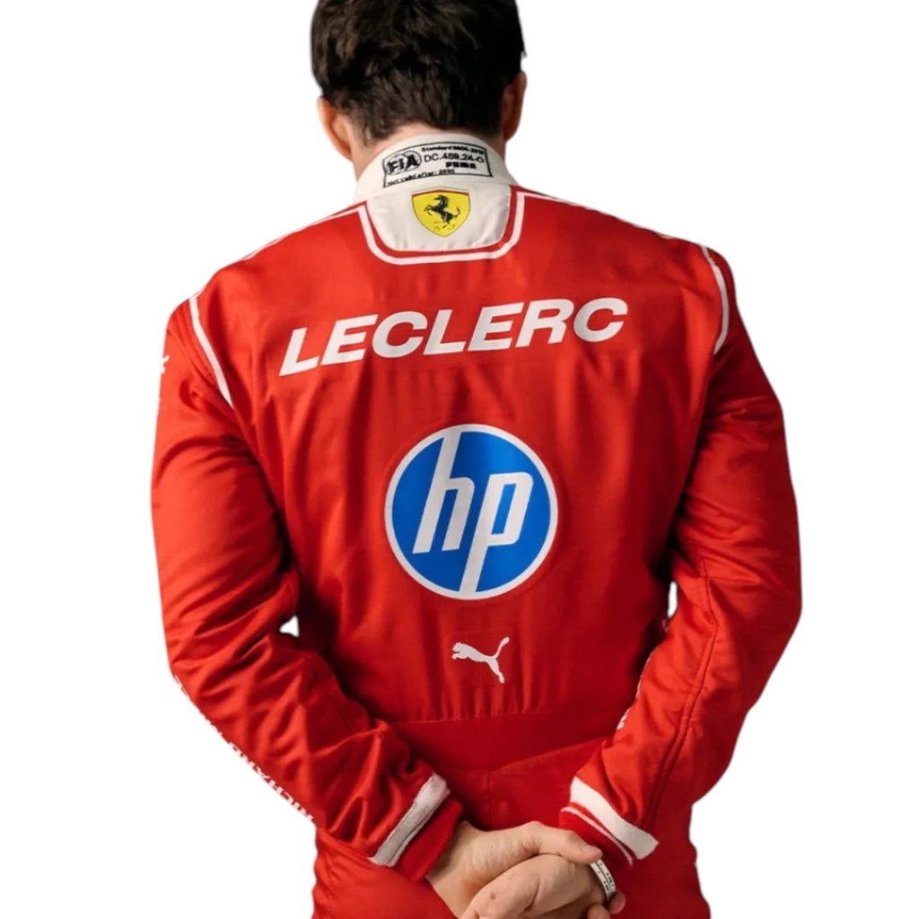 NEW 2026 Charles Leclerc Scuderia Ferrari HP Replica F1 Team Race Suit