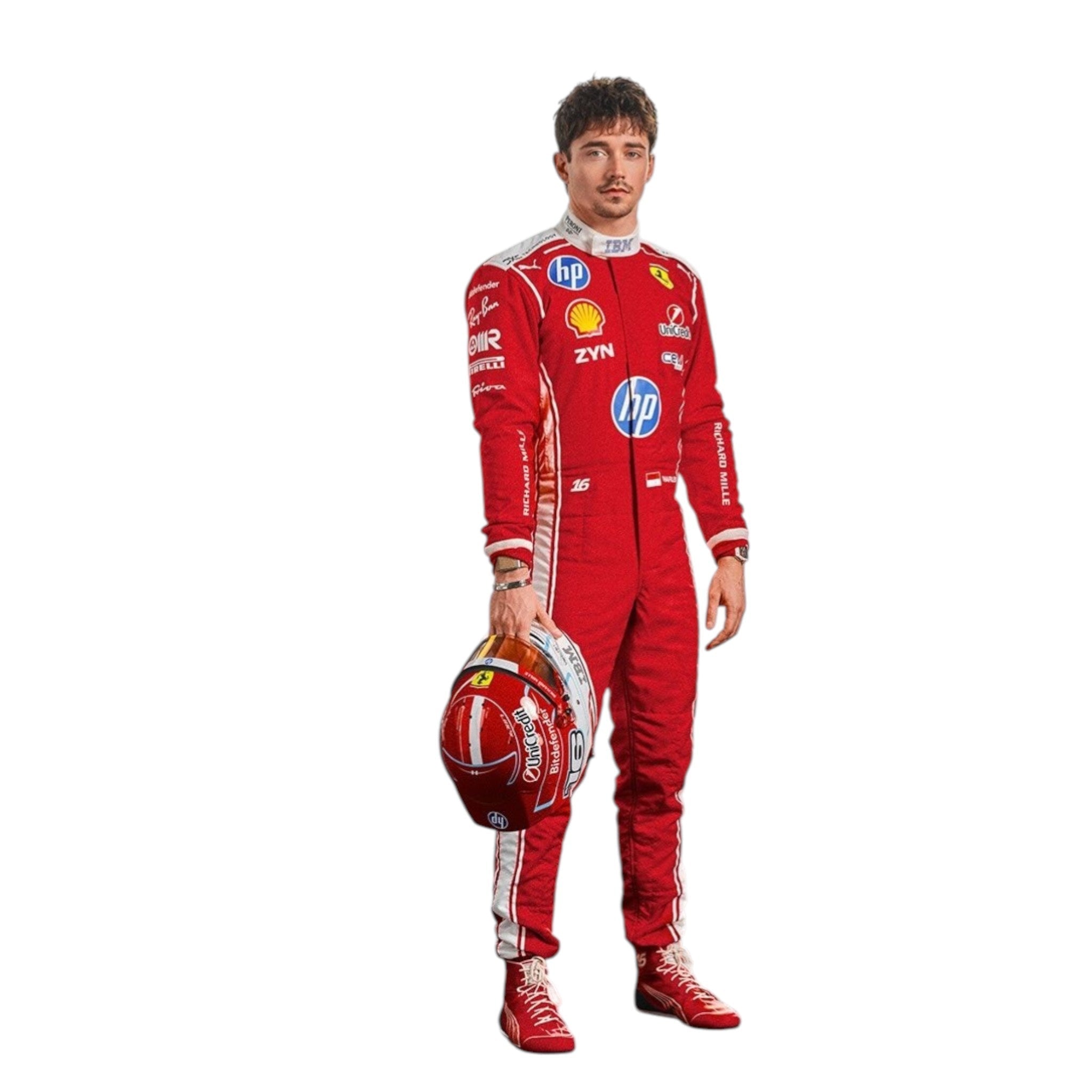 NEW 2026 Charles Leclerc Scuderia Ferrari HP Replica F1 Team Race Suit