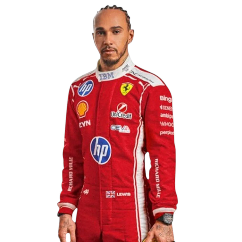 NEW 2026 Lewis hamilton Scuderia Ferrari HP Replica F1 Team Race Suit