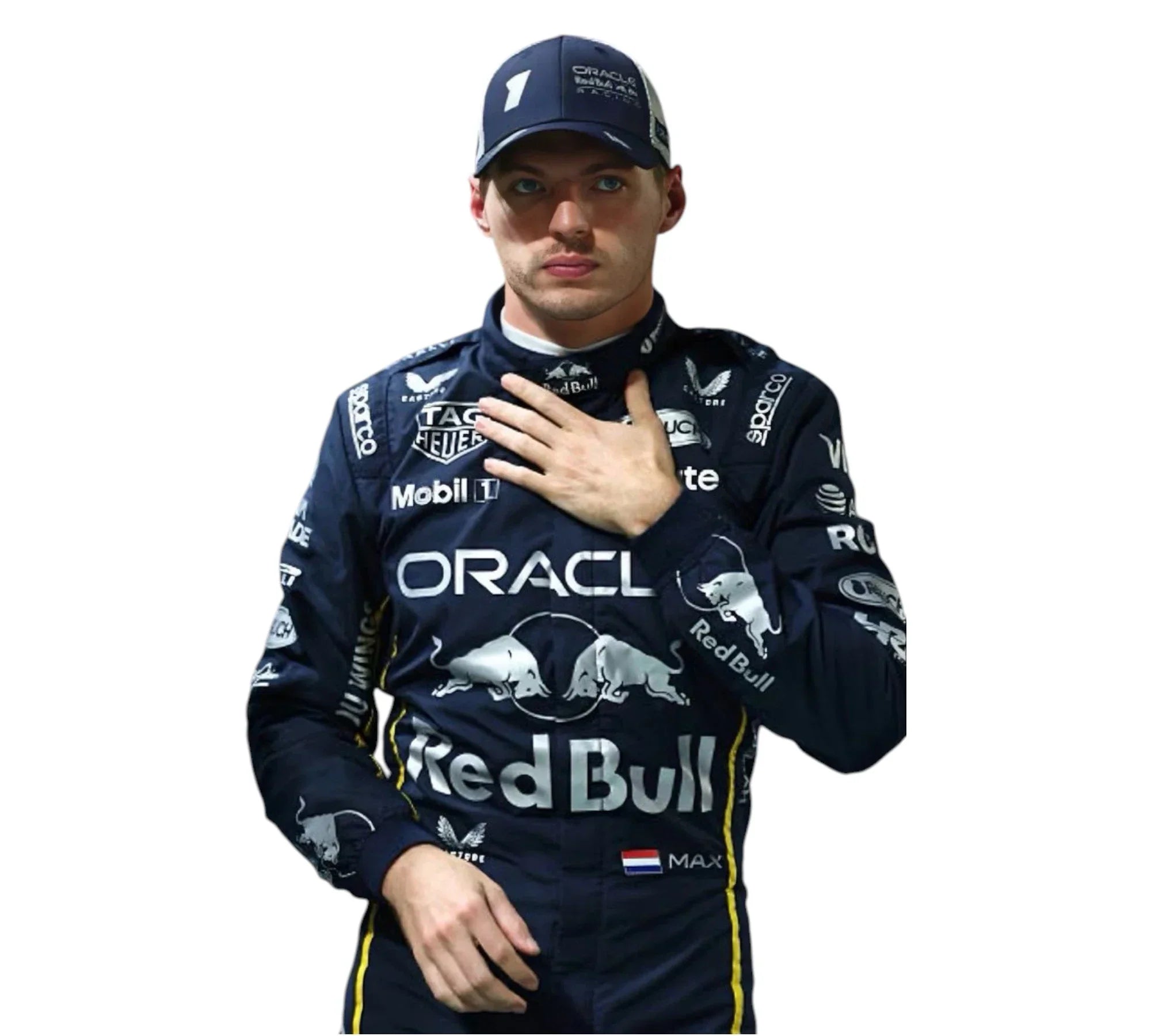 New 2025 Max Verstappen Red Bull Singapore GP F1 Race Suit