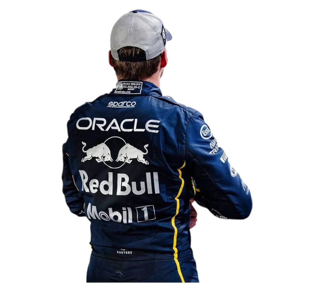 New 2025 Max Verstappen Red Bull Singapore GP F1 Race Suit