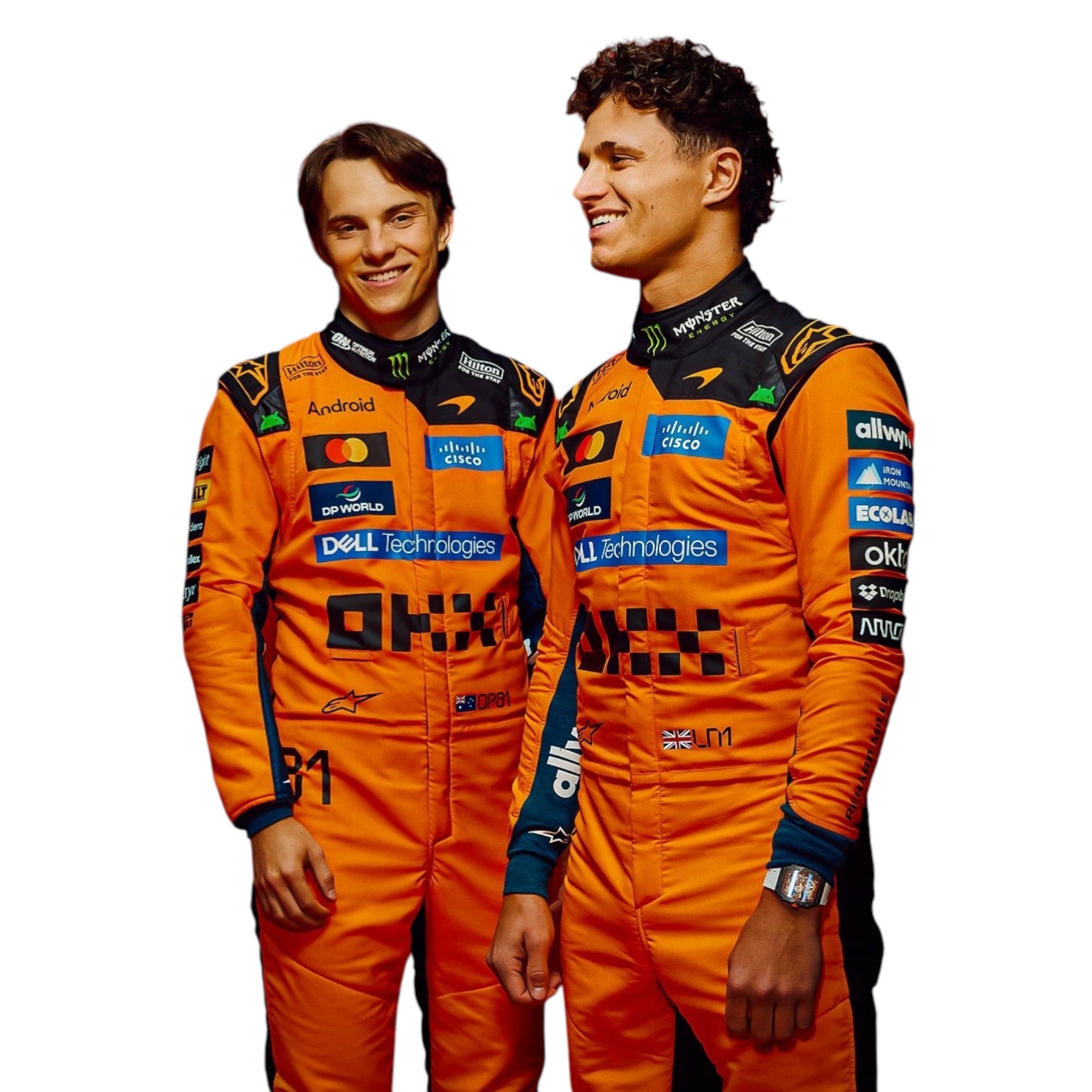 New 2026 Mclaren Replica F1 Team Race Suit