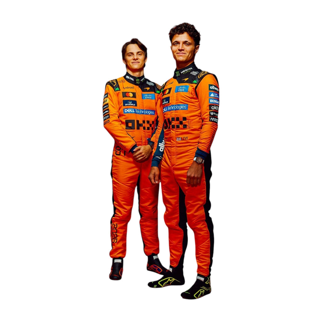 New 2026 Mclaren Replica F1 Team Race Suit