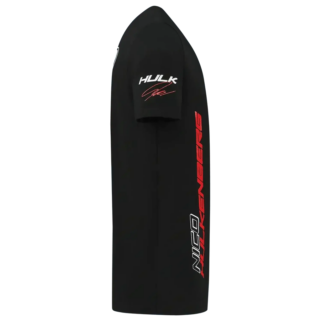 Nico Hülkenberg 2023 Haas F1 Black T-Shirt