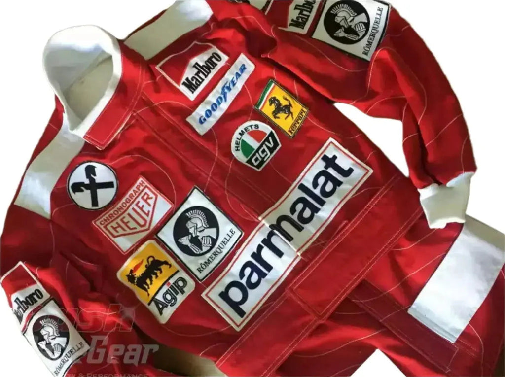 Niki Lauda 1976 Ferrari F1 Embroidered Racing suit