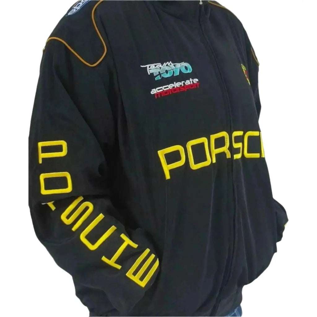 Porsche Formula 1 Bomber Jacket - Embroidered Racing Apparel