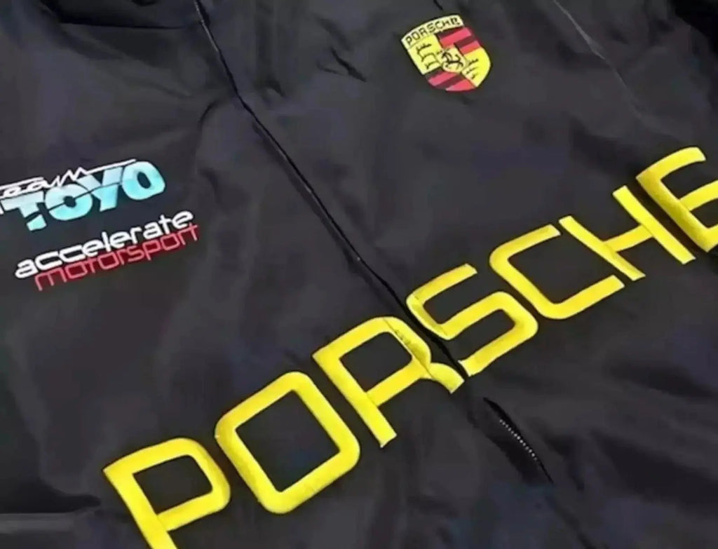 Porsche Formula 1 Bomber Jacket - Embroidered Racing Apparel