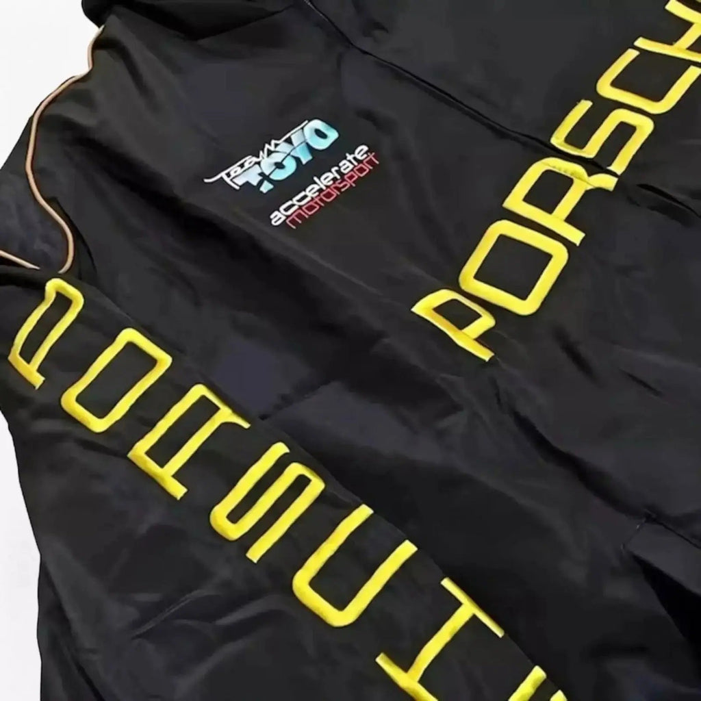 Porsche Formula 1 Bomber Jacket - Embroidered Racing Apparel