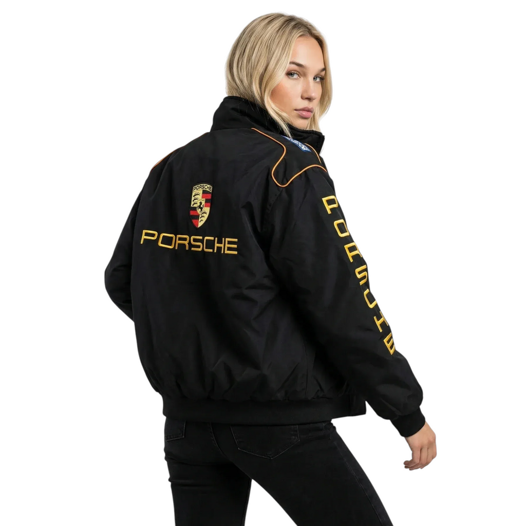 Porsche Racing Embroidered Jacket – GT Style Motorsport Replica Jacket