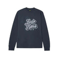 SCRIPT PETROL BLUE LONG SLEEVE TEE 