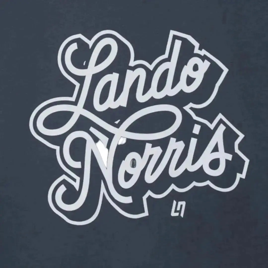 SCRIPT PETROL BLUE LONG SLEEVE TEE