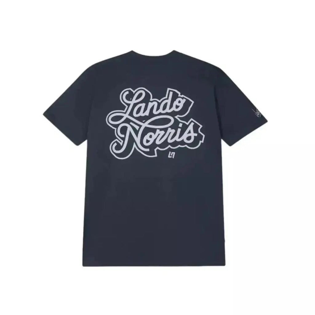 SCRIPT PETROL BLUE LONG SLEEVE TEE