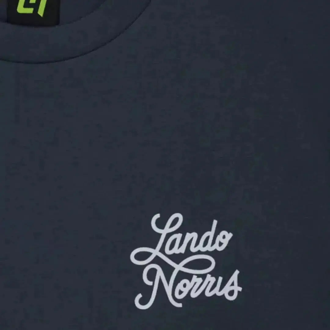SCRIPT PETROL BLUE LONG SLEEVE TEE