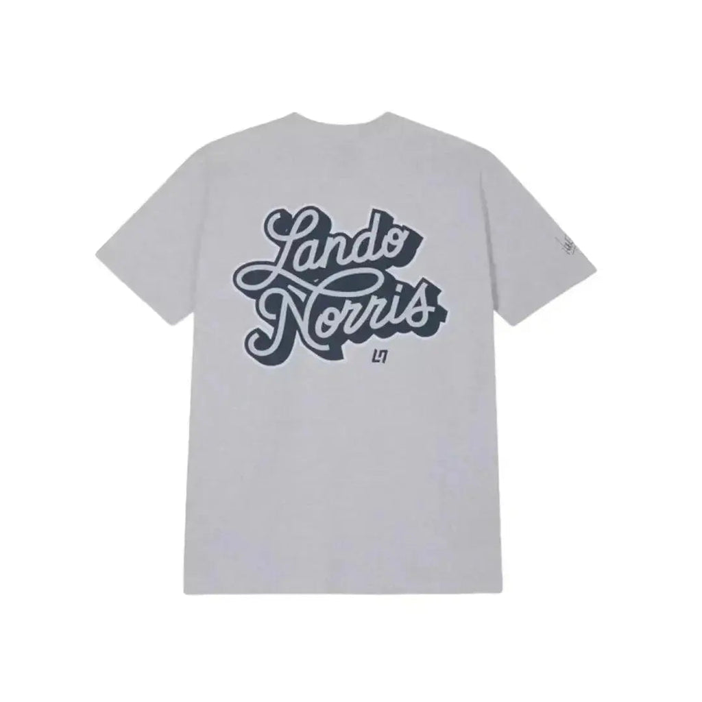 SCRIPT WHITE HEATHER SHORT SLEEVE TEE