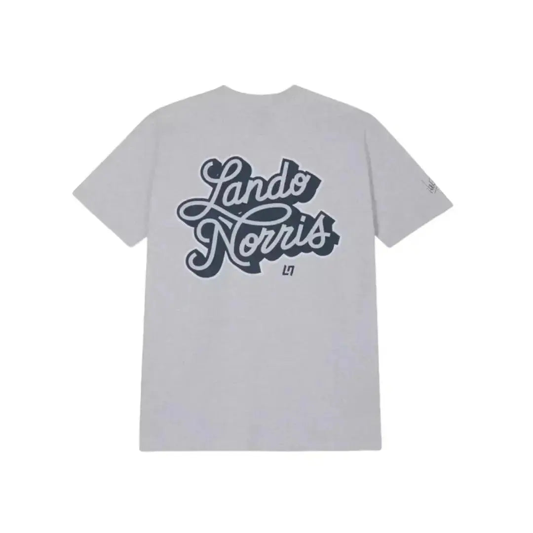 SCRIPT WHITE HEATHER SHORT SLEEVE TEE