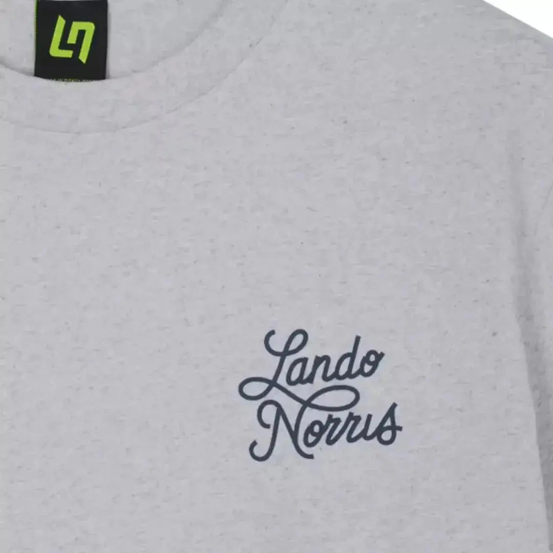 SCRIPT WHITE HEATHER SHORT SLEEVE TEE