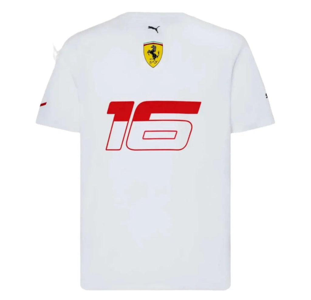 Scuderia Ferrari Team Charles Leclerc T-shirt - Monaco Special Edition