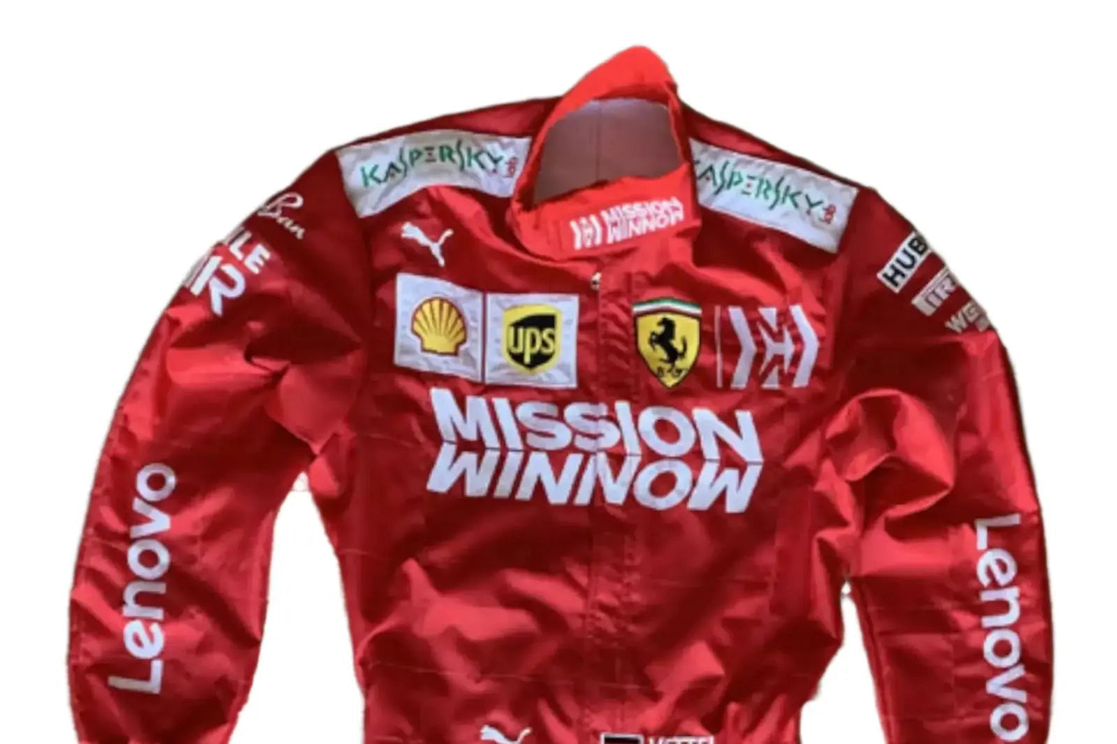 Sebastian Vettel Ferrari Mission Winnow F1 Embroidered Racing Suit