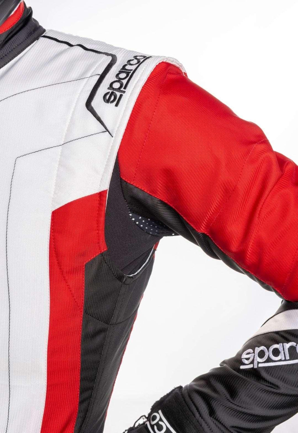 Sparco X-Light KS-7 Replica Kart Suit - Black/Grey Lightweight Racing