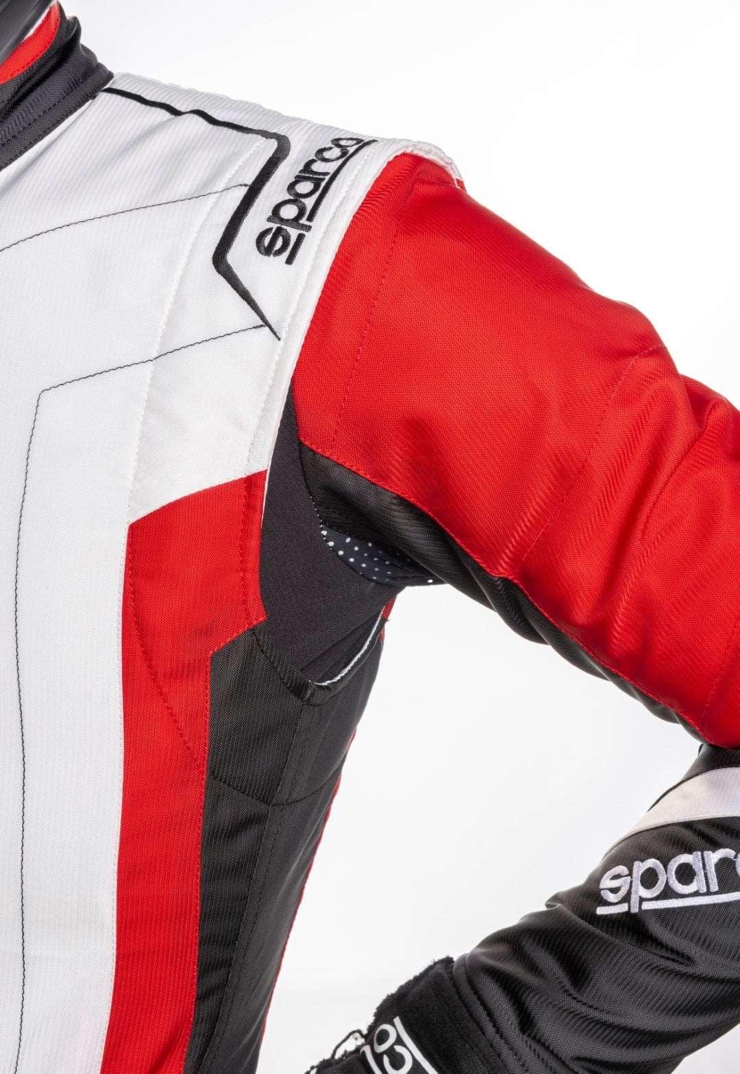 Sparco X-Light KS-7 Replica Kart Suit - Black/Grey Lightweight Racing