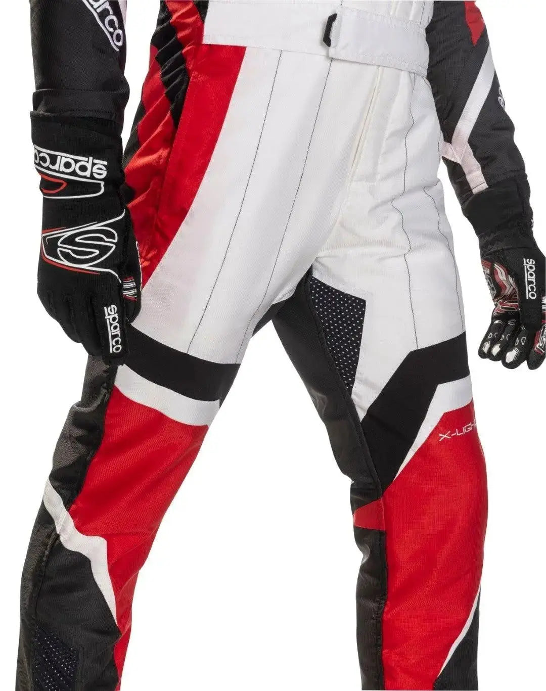 Sparco X-Light KS-7 Replica Kart Suit - Black/Grey Lightweight Racing