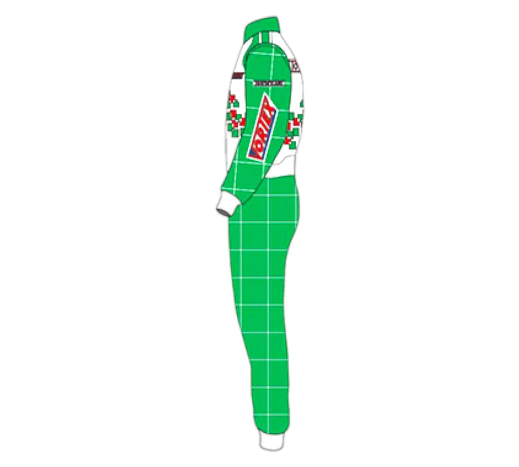 Tony Kart Sublimation Printed Overall – Go Kart Driver Racing Suit