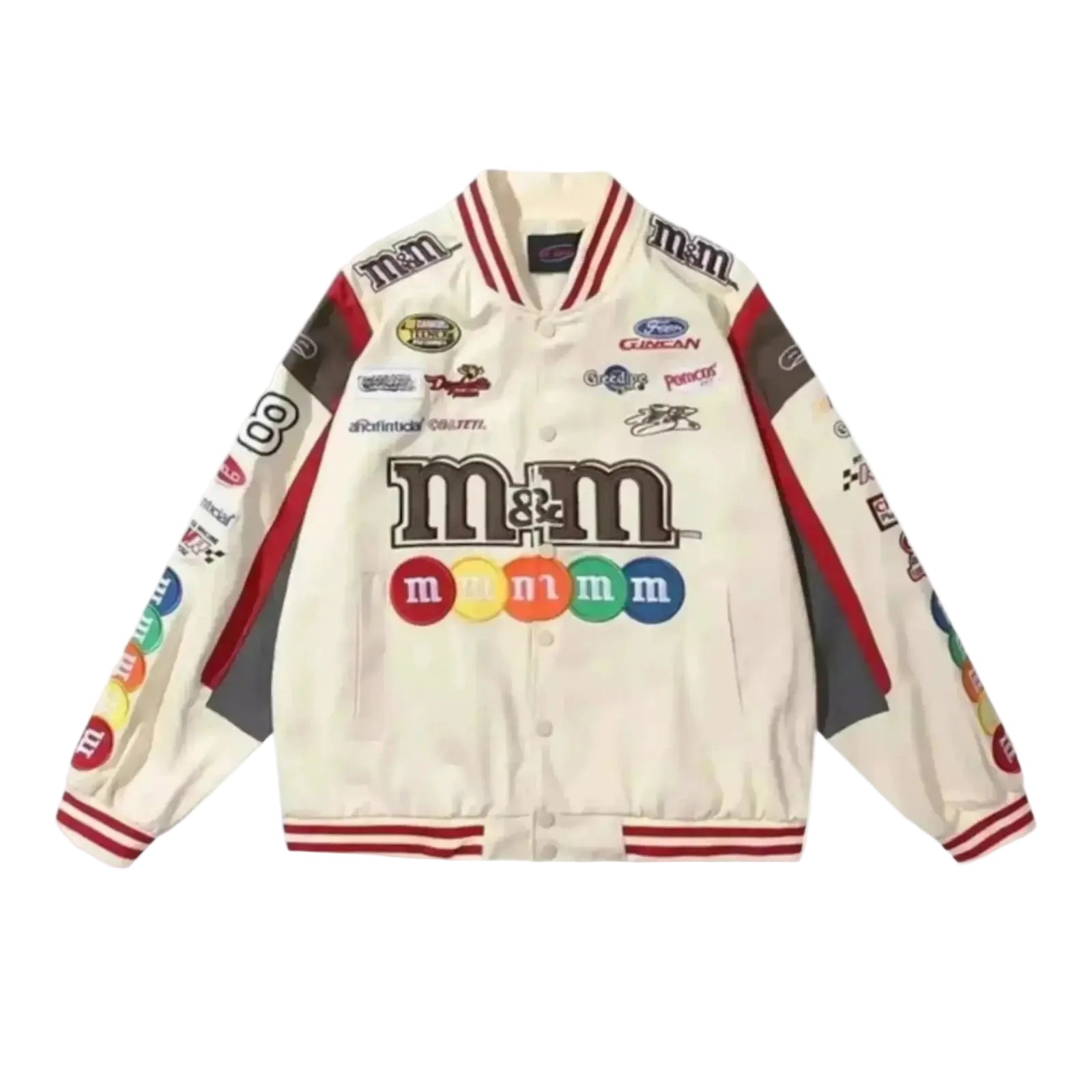 Vintage M&M Racing Jacket - Embroidered Classic Motorsport Gear
