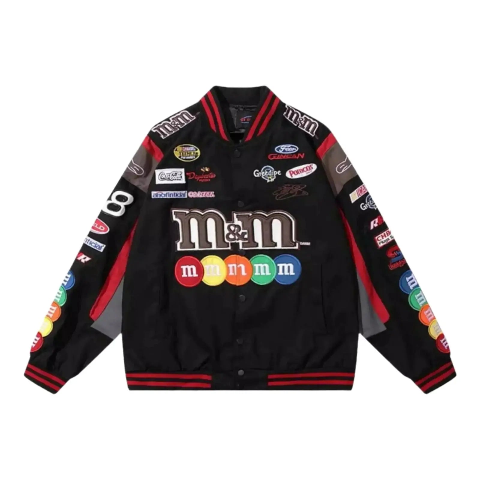 Vintage M&M Racing Jacket - Embroidered Classic Motorsport Gear