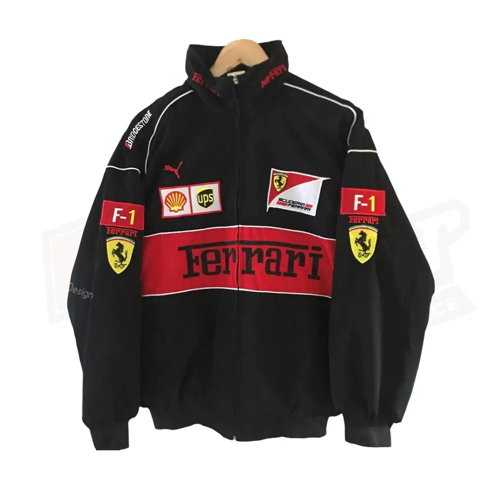 Vintage Unisex Formula 1 Jacket - Classic Racing Style and Comfort
