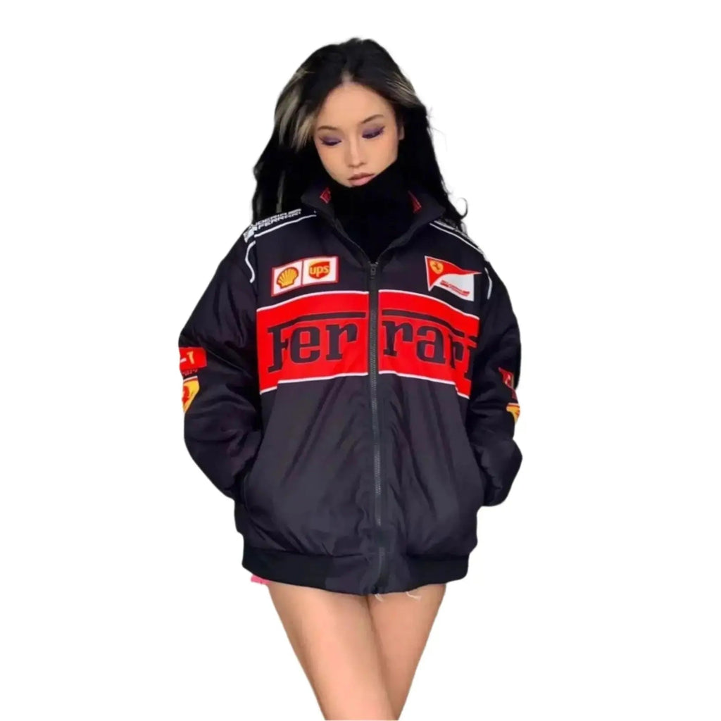 Vintage Unisex Formula 1 Jacket - Classic Racing Style and Comfort