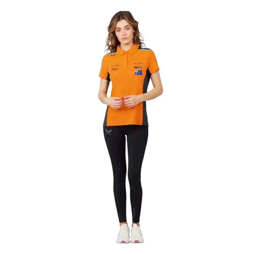 WOMENS MCLAREN REPLICA POLO SHIRT OSCAR PIASTRI
